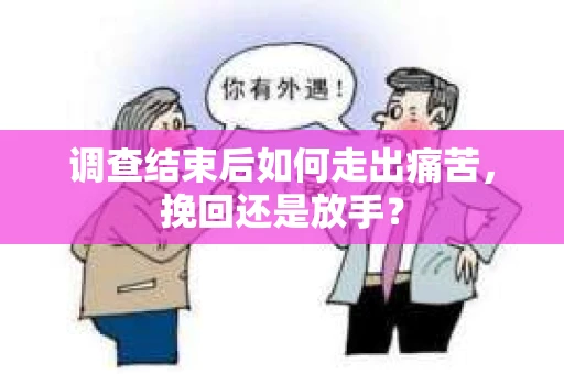 调查结束后如何走出痛苦，挽回还是放手？