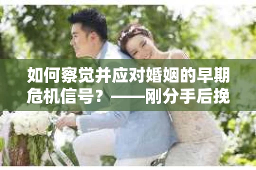 如何察觉并应对婚姻的早期危机信号？——刚分手后挽回男友的必读指南