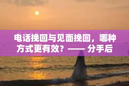 电话挽回与见面挽回，哪种方式更有效？—— 分手后挽回策略解析