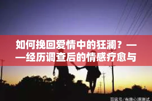 如何挽回爱情中的狂澜？——经历调查后的情感疗愈与前行计划