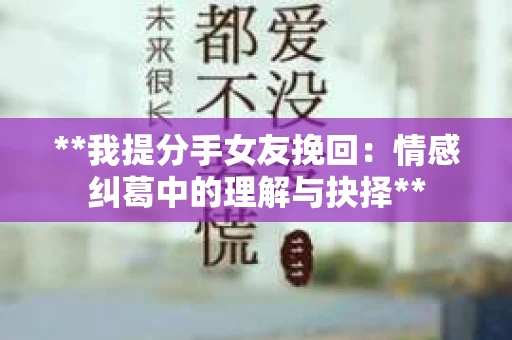 **我提分手女友挽回：情感纠葛中的理解与抉择**